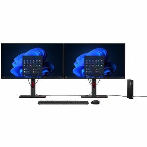 Lenovo ThinkCentre M90q Gen 5 12TH001HMX Desktop Computer - Intel Core i7 14th Gen i7-14700 - vPro Technology - 32 GB - 1 