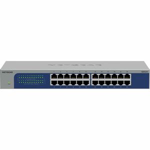 Netgear GS524v3 24 Ports Ethernet Switch - Gigabit Ethernet - 10/100/1000Base-T - Grey - 2 Layer Supported - 12 W Power Co