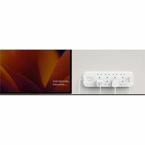 Belkin Connect Surge Suppressor/Protector - 8 x AC Power, 1 x USB Type A, 1 x USB Type C - 900 J - 2 m