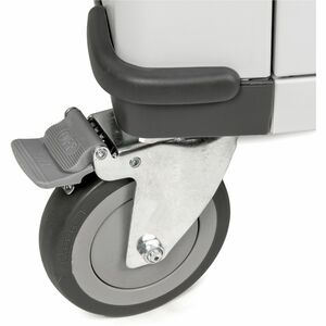 Rocstor Volt C32 Charging Cart - 0 Shelf - 3 Drawer - 4 Casters - 5" Caster Size - Steel, Rubber - 21.74" Width x 32.29" D