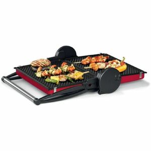 Bosch TCG4104 Bistecchiera Rosso, Rosso, Metallo, Rettangolare, Manopola, 328 x 238 mm, Alluminio
