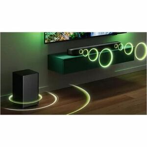 Sound Bar Speaker Philips TAB5309 2.1 Bluetooth - 120 W RMS - Grigio scuro - Parato montabile - 150 Hz a 20 kHz - Dolby Di