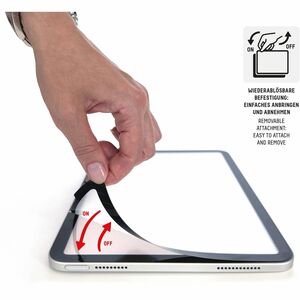 Displex PaperSense 3H PVC Displayschutz für Apple - Transparent, Black Edge (Schwarz) - für 33 cm (13 Zoll) LCD iPad Pro, 