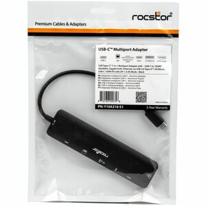 Rocstor Premium Docking Station - for Monitor, Desktop PC, Notebook, Memory Card Reader, Smartphone - Charging Capability 