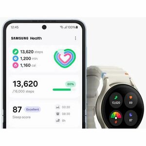 Samsung Galaxy Watch7 SM-L310 Smartwatch - Silber Body Color - Aluminium Body Material - Wireless LAN - Herzfrequenzmesser