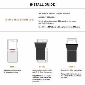 Urban Armor Gear Plyo Galaxy Z Flip6 (2024) Case / Plyo Galaxy Z Flip7 FE Case - Ice - For Samsung Galaxy Z Flip6, Galaxy 