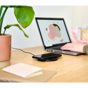 Trust Viro Induction Charger - For Smartphone - Input connectors: USB - Fast Charging, Foreign Object Detection
