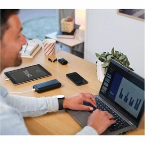 Trust Redoh Power Bank - Black - For Smartphone, Tablet PC, iPad - Lithium Ion (Li-Ion) Polymer - 20000 mAh - 18 A - 3.7 V