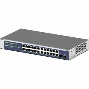 Netgear GS724T 24 Ports Manageable Ethernet Switch - Gigabit Ethernet - 10/100/1000Base-T, 1000Base-X - 3 Layer Supported 