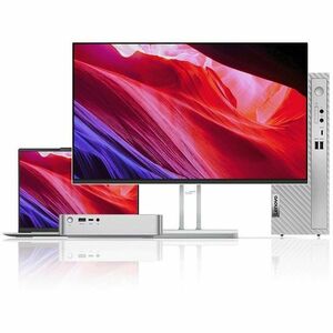 Lenovo 24" Class Full HD LED Monitor - 16:9 - Cloud Gray - 60.5 cm (23.8") Viewable - In-plane Switching (IPS) Technology 