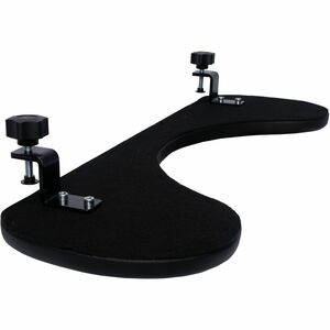 Bracciolo R-Go, ergonomico, simmetrico, con taglio per gli addominali, in schiuma morbida, nero