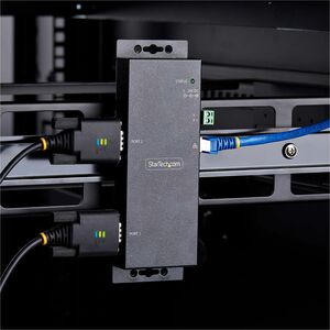 StarTech.com Device Server - TAA Compliant - Twisted Pair - 1 x Network (RJ-45) - 2 x Serial Port - 10/100Base-T - Fast Et