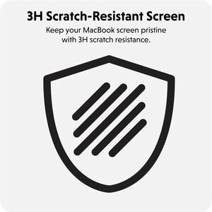 HyperShield HS5216GL 3H Privacy Screen Filter for Apple - For 40.6 cm (16") LCD MacBook Pro - Anti-microbial - Blue Light 