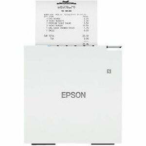 Impresora térmica directa Epson TM-M30III-052 - Negro, Blanco - IEEE 802.11a/b/g/n/ac LAN inalámbrica - 203 x 203 dpi - 80