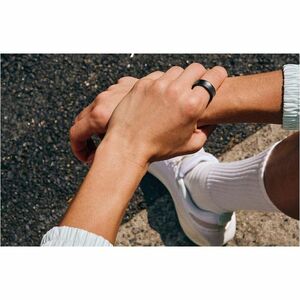 Samsung Galaxy Ring, Size 5, Titanium Black - Android - Accelerometer, PPG Sensor, Temperature Sensor, Heart Rate Monitor 