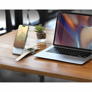 Alogic Matrix+ Power Bank - Black - For Qi-enabled Device - 5000 mAh - 12 V Input - Black