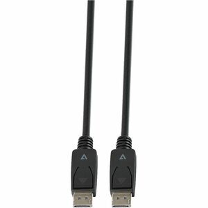V7 V7DPPRO-3M-BLK 3.05 m Porta de visualização Cabo A/V - Cable for Dispositivo áudio/vídeo, PC, Monitor, Projetor - 32.4 