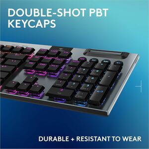 Logitech G915 X LIGHTSPEED Low-Profile Wireless Gaming Keyboard, Double-Shot PBT Keycaps, Fully Programmable Keys, RGB Bac