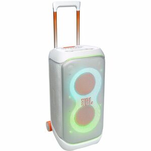 JBL Portable Bluetooth Speaker System - 240 W RMS - White - 40 Hz to 20 kHz - Battery Rechargeable - USB - 1 Pack