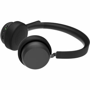 Lenovo Wireless On-ear, Over-the-head Stereo Headset - Black - Binaural - Circumaural - 3000 cm - Bluetooth - 32 Ohm - 20 