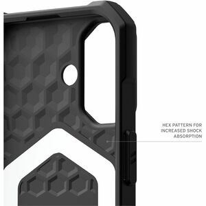 Urban Armor Gear Essential Armor Case for Apple iPhone 16 Plus Smartphone - Hex Pattern - Black - Drop Resistant, Impact R