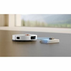 Xiaomi D109GL Bagged Cordless Robot Vacuum Cleaner - 4 L Water Tank Capacity - Brush, Filter, Pet Hair Brush, Mop Pad - Pe