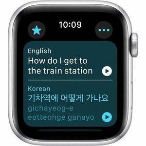 Apple Watch SE Smartwatch - 40 mm Case Height - 34 mm Case Width - Silber Case Color - Denim Band Color - Aluminium Case M