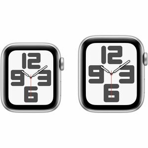 Apple Watch SE Smart Watch - 44 mm Case Height - 38 mm Case Width - Silver Case Color - Denim Band Color - Aluminium Case 