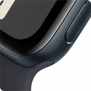 Apple Watch SE Smart Watch - 44 mm Case Height - 38 mm Case Width - Midnight Case Color - Midnight Band Color - Aluminium 
