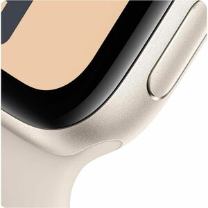 Apple Watch SE Smart Watch - 40 mm Case Height - 34 mm Case Width - Starlight Case Color - Starlight Band Color - Aluminiu