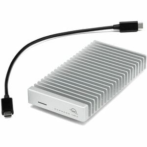 OWC Express 1M2 1 TB Portable Rugged Solid State Drive - M.2 External - PCI Express NVMe (PCI Express NVMe 4.0) - Silver -