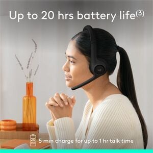 HEADSET ZONE 300 LOGITECH BLACK BT
