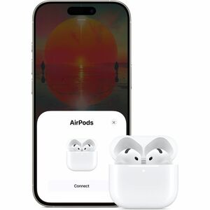 Apple AirPods 4 True Wireless Earbud Stereo Earset - White - Siri - Binaural - In-ear - Bluetooth