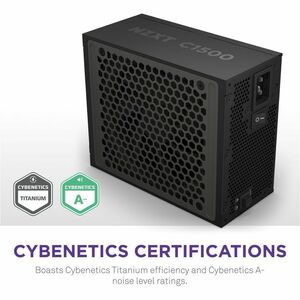 NZXT PA-5P1BB-AU ATX 3.1, ATX12V v3.1, EPS12V v2.92 Modular Power Supply - 1.50 kW - Matte Black - Compact - 120 V AC, 230