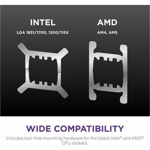 NZXT Kraken Elite 360 RL-KN36E-B2 1 Cooling Fan/Radiator/Pump - Processor - 120 mm Maximum Fan Diameter - 3 x Fan(s) - 124