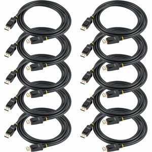StarTech.com DISPL2M10PK. Kabellänge: 2 m, Anschluss 1: DisplayPort, Anschluss 2: DisplayPort. Konformitätsbescheinigungen