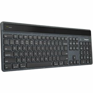 Targus EcoSmart Keyboard - Full-size - Wireless Connectivity - USB Type C Interface - Spanish - Black - Scissors Keyswitch