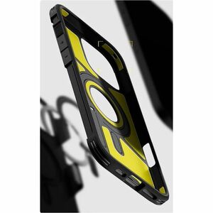 Spigen Tough Armor T AI Case for Apple iPhone 16 Pro Smartphone - Black - Impact Resistant, Drop Resistant, Shock Absorbin