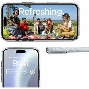 Spigen Crystal Flex Case for Apple iPhone 16 Smartphone - Crystal Clear - Drop Resistant - Wireless Charging Compatible