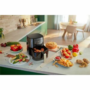 Friggitrice ad aria Philips HD9252 - Elettrico - 1400 W - 4,10 L - Nero, Argento