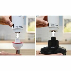 Frullatore a mano Bosch ErgoMaster MSM4W420 - Con dorsi plastici - Taglia - 800 W - 4 Pezzi - 1,40 m - 230 V ca - Bianco