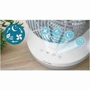 Desk Fan Philips - 3 Velocità - Bianco