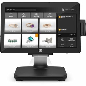 Elo EloPOS POS Terminal - Celeron G4900T - 8 GB DDR4 SDRAM 128 GB M.2/SATA - 39.6 cm (15.6") LED Touchscreen - Wireless LA