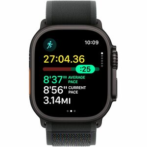 Apple Watch Ultra 2 Smart Watch - 4.90 cm (1.93") Case Height - 4.40 cm (1.73") Case Width - Black Case Color - Black Band