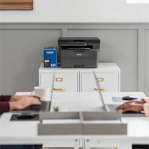 Brother HL-L2465DW Wired & Wireless Laser Multifunction Printer - Monochrome - Copier/Printer/Scanner - 30 ppm Mono Print 