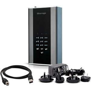 Disque dur Bureau iStorage diskAshur DT2 - 3.5" Externe - 3 To - Conforme aux normes TAA - Client Léger Appareil compatibl