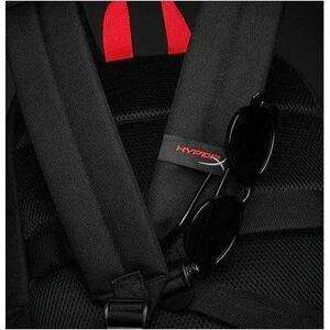 HyperX Delta Carrying Case (Backpack) for 40.6 cm (16") Gaming Gear, Travel, Notebook, Water Bottle - Black - Weather Resi