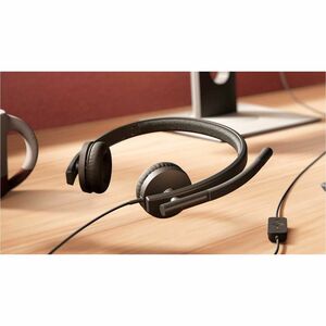 Logitech H570E Kabel Kopfbügel Stereo Headset - Schwarz - Microsoft-Teams-Zertifizierung - Binaural - Ohraufliegend - 20 H