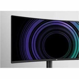 LG Ultrawide 34WR55QK-B 34" Class UW-QHD Curved Screen LCD Monitor - 21:9 - 34" Viewable - Vertical Alignment (VA) - 3440 
