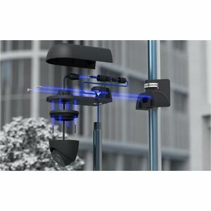 Ubiquiti Mounting Arm for Camera, Security Camera Dome - Black - Aluminum Alloy, Polycarbonate